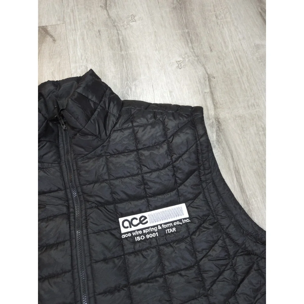 The North Face Thermoball Eco Vest Mens‎ XL Black Puffer Full Zip